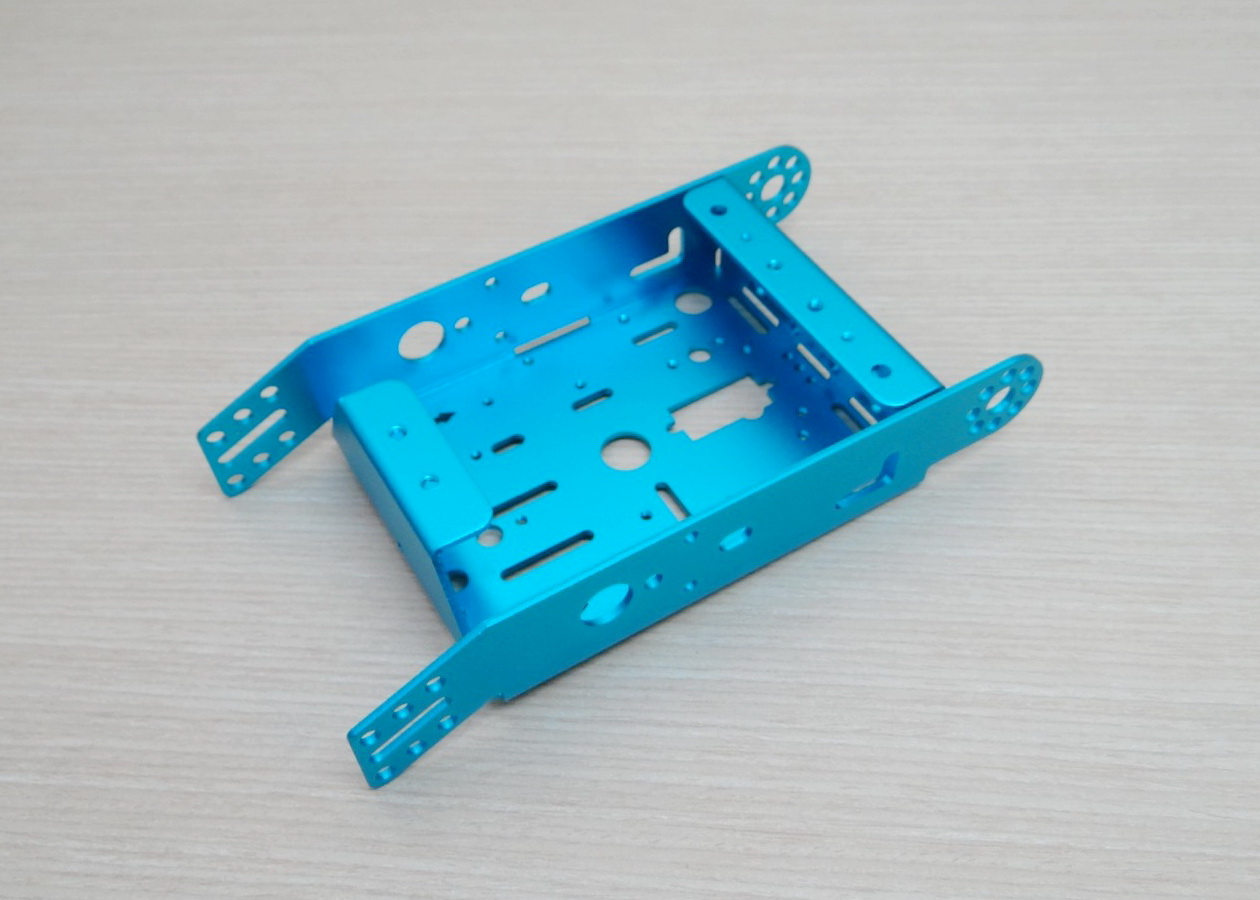 Aluminum Robot Chasis DIY (Blue)