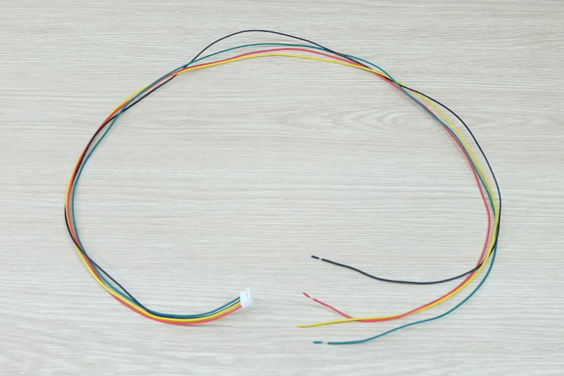 สายไฟยาว 80 cm สำหรับ Stepper Motor Nema17 (ขั่วต่อ 6 pin JST PH2.0mm, 24AWG - 4 wire)