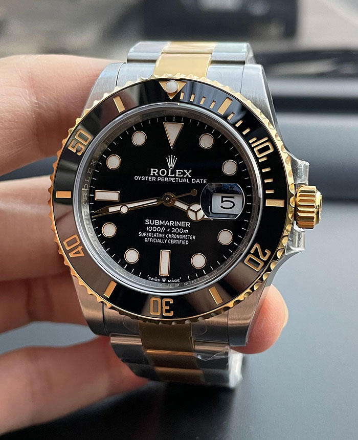 ROLEX SUBMARINER TWO TONE BLACK VSF