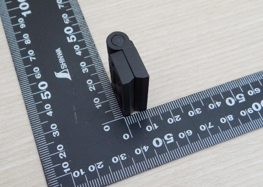 บานพับ Zinc Alloy Hinge for Alu-Profile 2020 ระยะรู 20x14 mm (สีดำ)