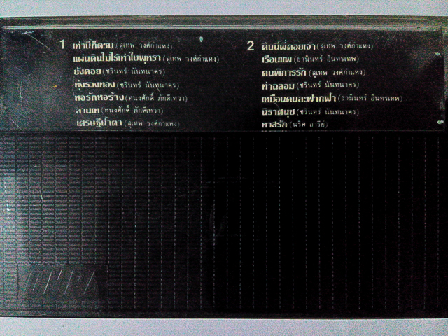 เทปคาสเซ็ท รวมศิลปิน อัลบั้ม เศรษฐีน้ำตา เพลงแห่งความหลังชุดที่ 3