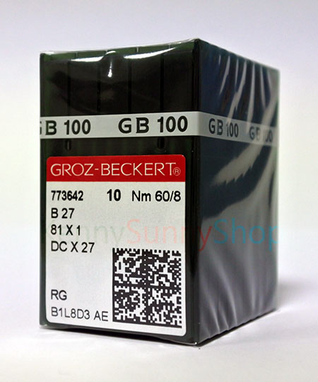 เข็มพ้ง B27/DCX27/DCX1 RG Nm 60/8