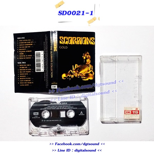 ขายเทปเพลง SCORPIONS อัลบั้ม GOLD THE ULTIMATE COLLECTION