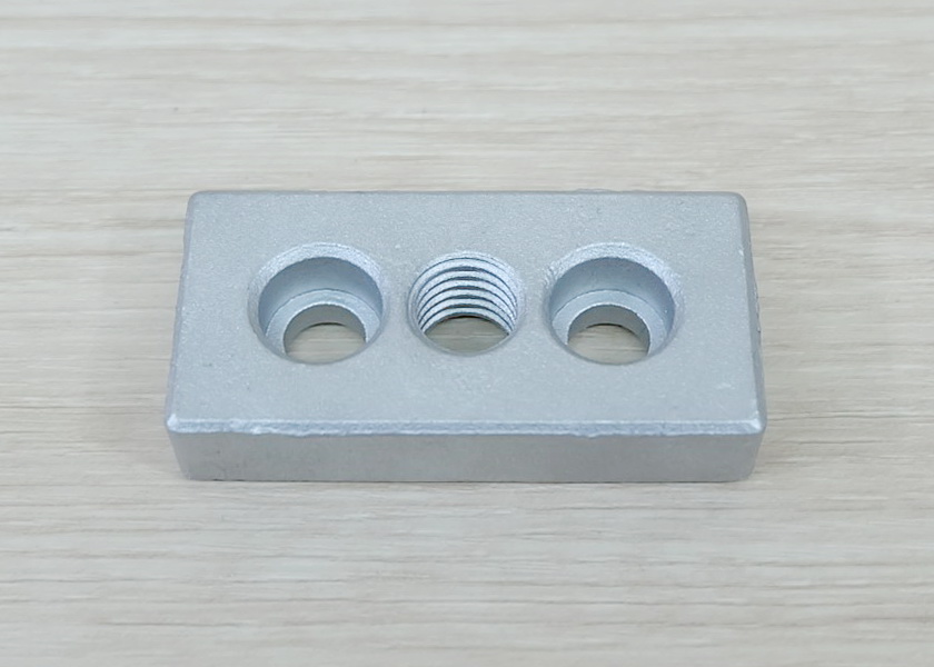 End Connection Joint Plate 3060, M12, 2-D8mm สำหรับ Series 30 Alu Profile