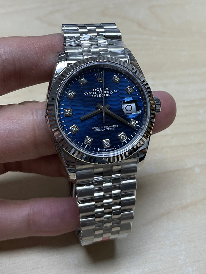 ROLEX DJ36 BLUE MOTIF (VSF)