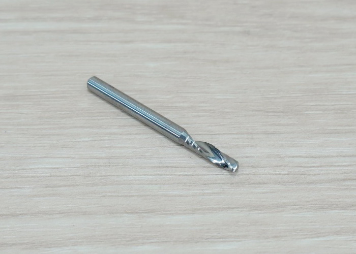 Wood/Acrylic - 3.175x3.175x12mm Single Flute Bit Carbide End Mill (SHKxCEDxCEL) เกรด 3A