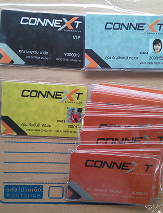 รับทำบัตรแข็งพนักงาน private card บัตรผิวมัน ตากแดดแช่น้ำ สีไม่ลอก