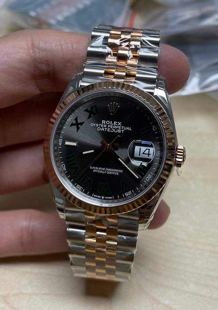ROLEX DATEJUST 36 MM. ROSEGOLD VSF