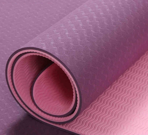 เสื่อโยคะ TPE ยางธรรมชาติ 2 Tone ขนาด 6 มิล