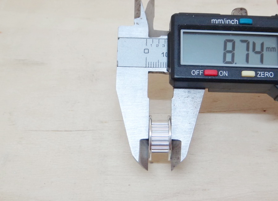 Pulley Wheel แบบ 20 ฟัน 2GT width 6mm belt (Bore 3mm)