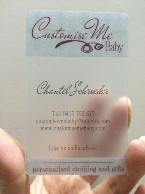 รับทำ Card Clear Frosted บัตรใสขุ่นฝ้า