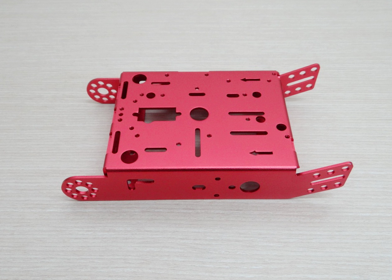 Aluminum Robot Chasis DIY (Red)