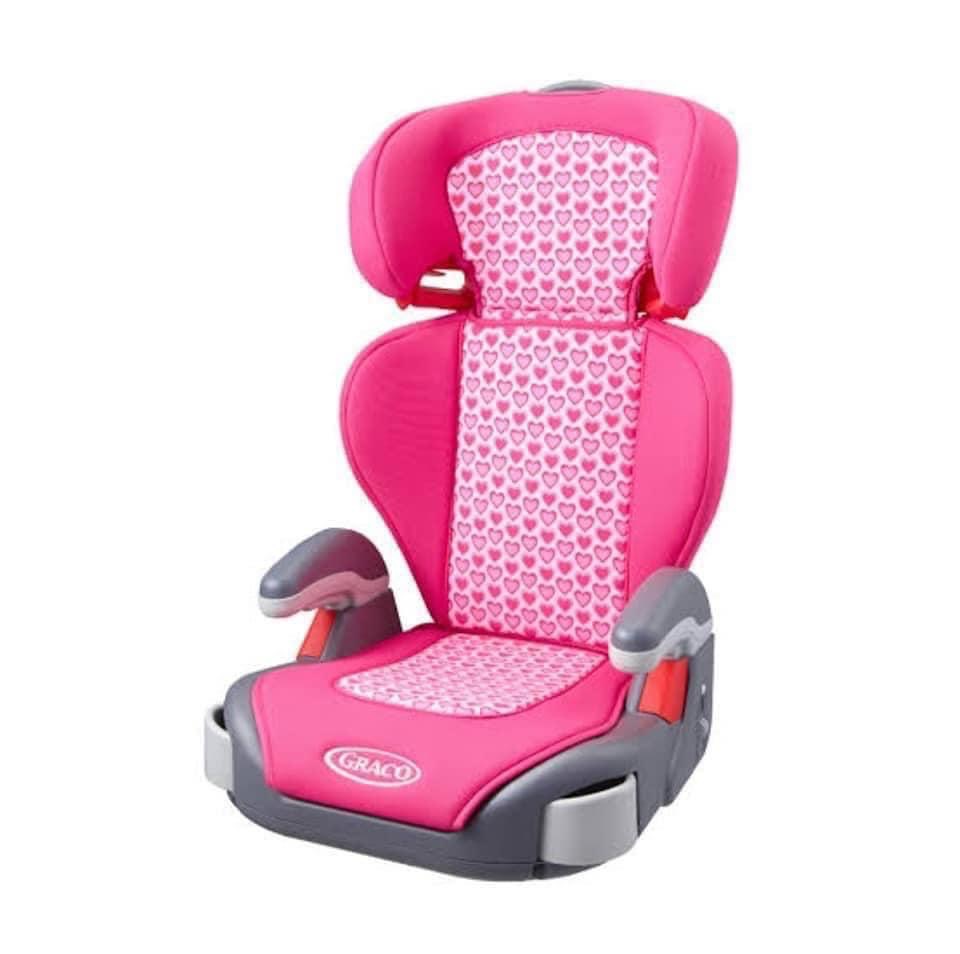 Graco บูสเตอร์ซีท Graco ยกหัวสูงต่ำได้ 3-12ขวบ มีที่วางแก้ว สภาพสวย 90% มือสองญี่ปุ่น ซักพร้อมใช้งาน