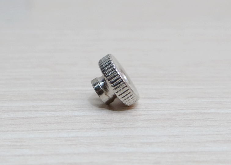 M3 knurled Nut (Nickel-plated)