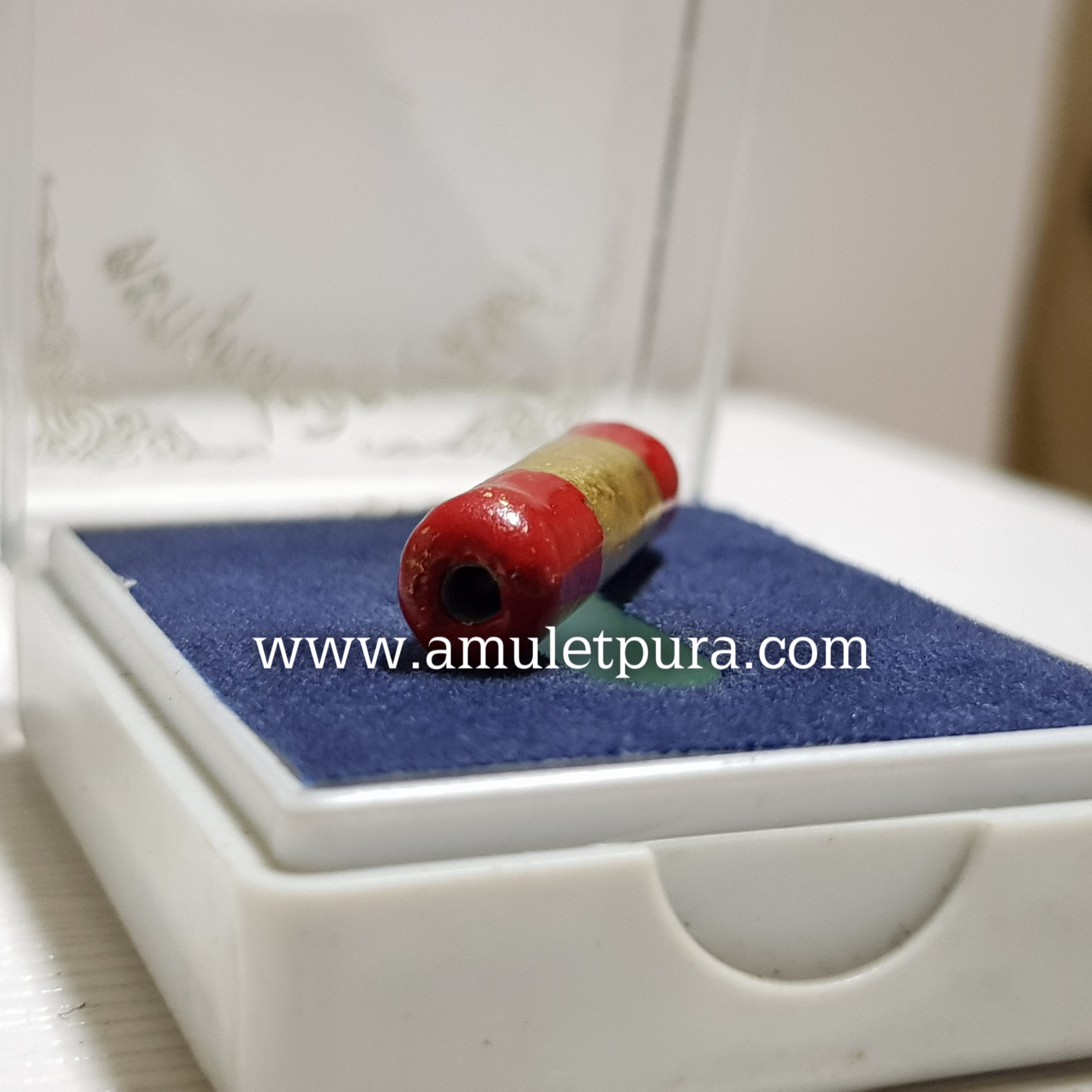 ตะกรุดสาริกาลิ้นคำ ครูบาเหนือฤทธิ์ วัดท่านาค จ.เชียงใหม่