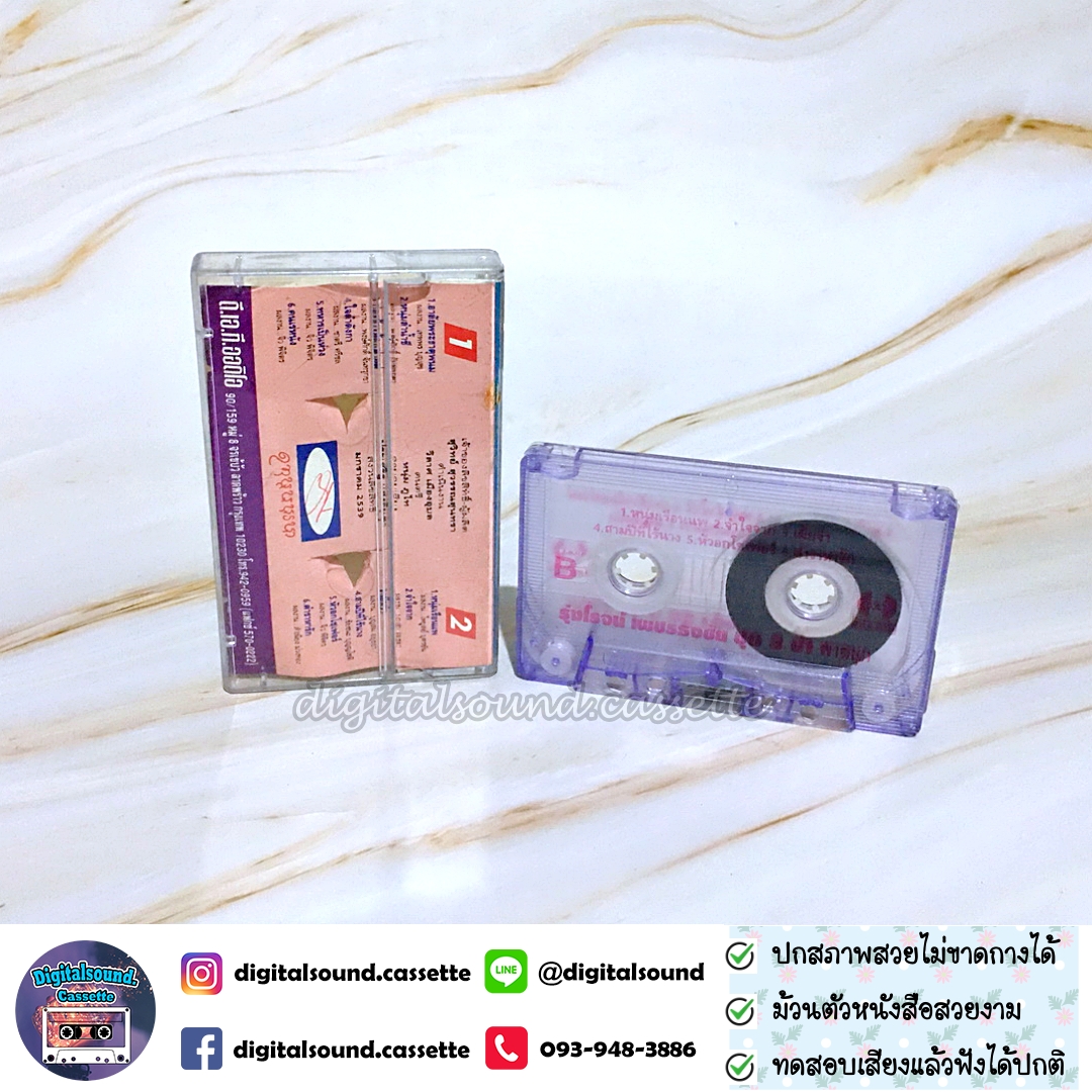 เทปคาสเซ็ท รุ่งโรจน์ เพชรธงชัย อัลบั้ม แหล่ 3 ช่า พาสนุก