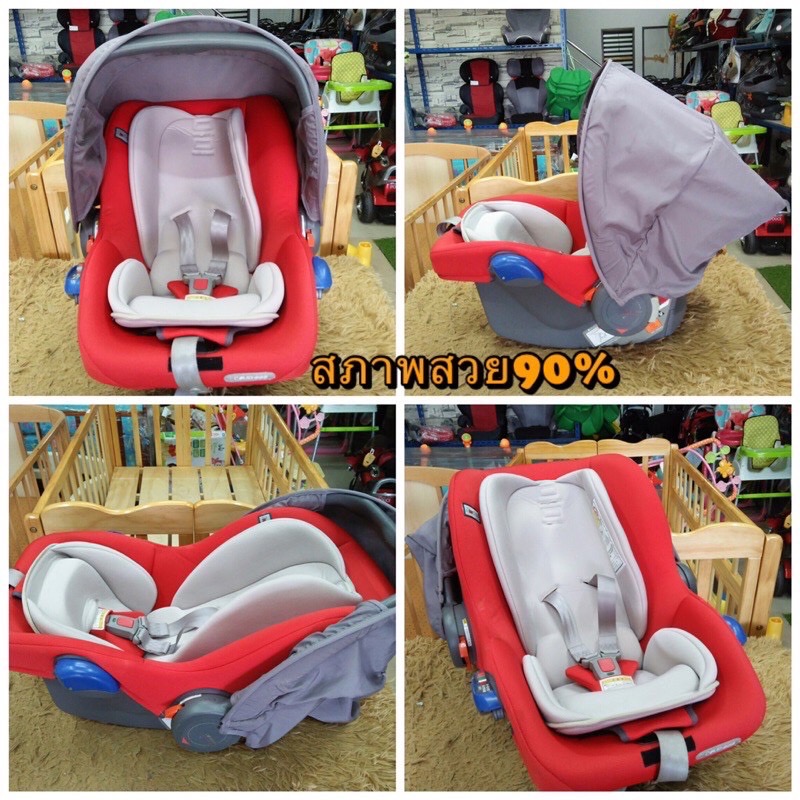 combi คาร์ซีทกระเช้า combi มือสอง สภาพสวย 90%