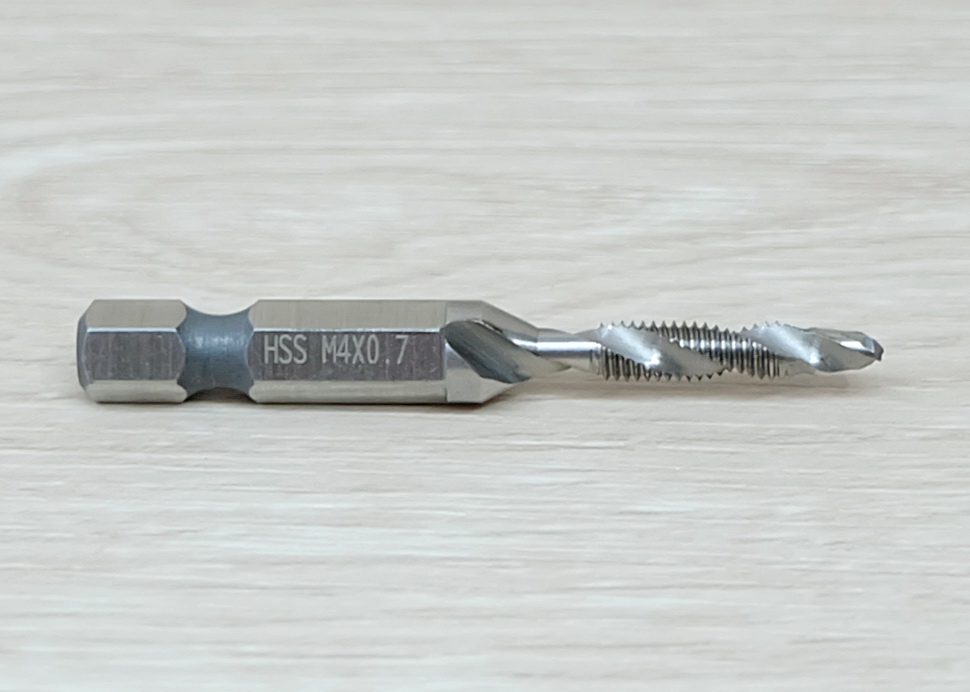 M4 x 0.7mm Hex Shank Thread Tap (+Chamfer) HSS9341