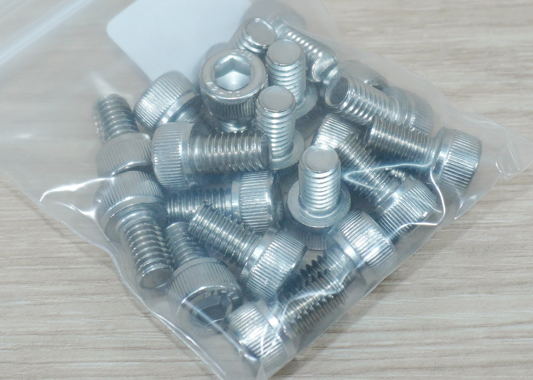 สกรูหัวจมสแตนเลส 304 Screw M6 ยาว 10mm (20ตัว/ถุง)