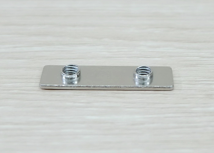 Double Flat T-Nut M5 Carbon Steel Chrome Plated (ชุด 10 ชิ้น)