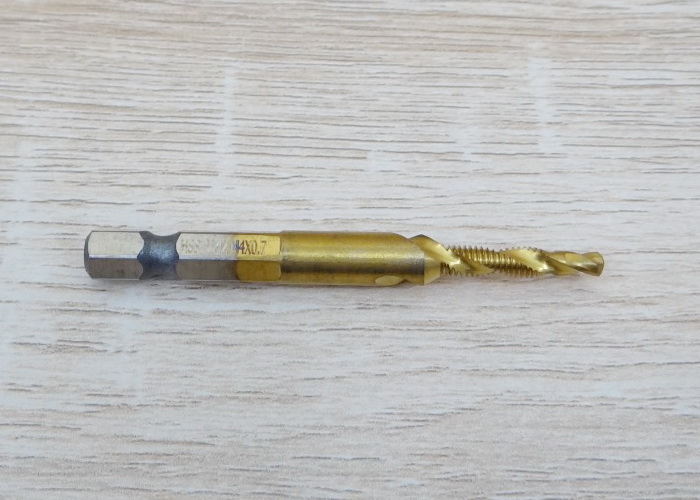 M4 x 0.7 Hex Shank Titanium Coated Thread Tap HSS6542