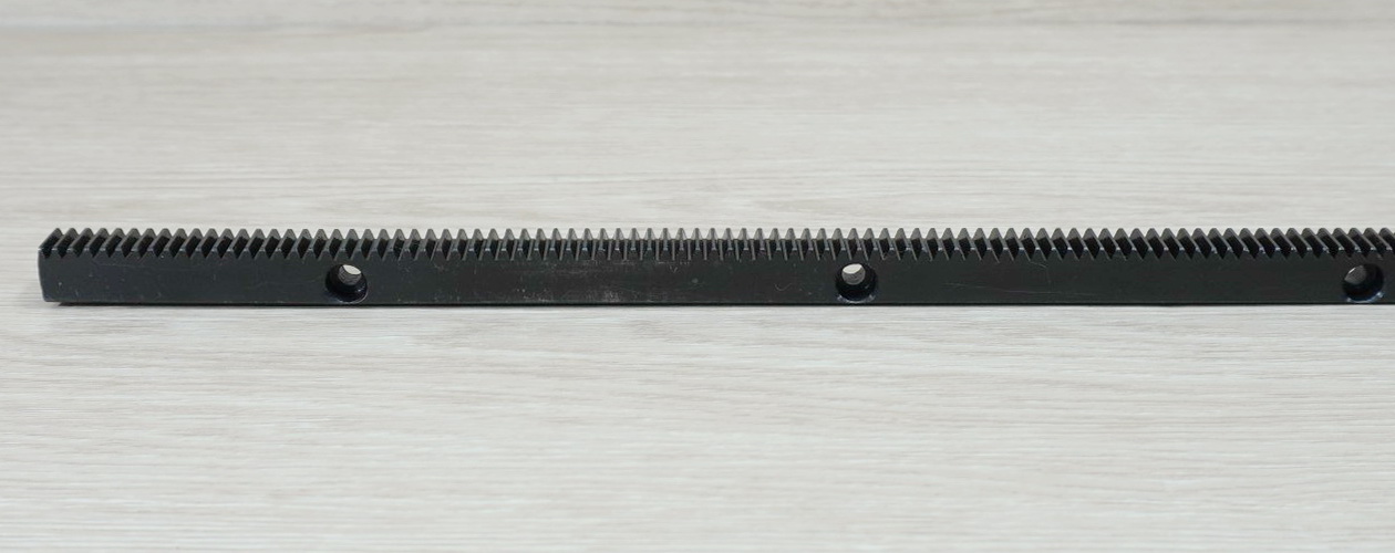 1.0 Mod 15x15x500mm Gear Rack Precision - Hole Spacing 100 mm