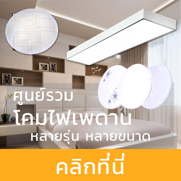ศูนย์รวมไฟตกแต่งบ้าน หลากหลายสไตล์ มีให้เลือกมากมายหลายแบบ เทียบเท่าราคาโรงงาน