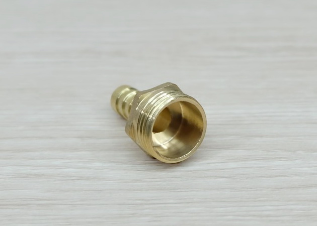 Male Thread 1/2BSP (20.5mm) to Straight Barb Tail 10mm Brass Connector