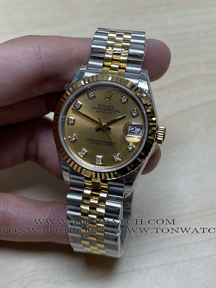 ROLEX DATEJUST TWOTONE 31 MM. EWF