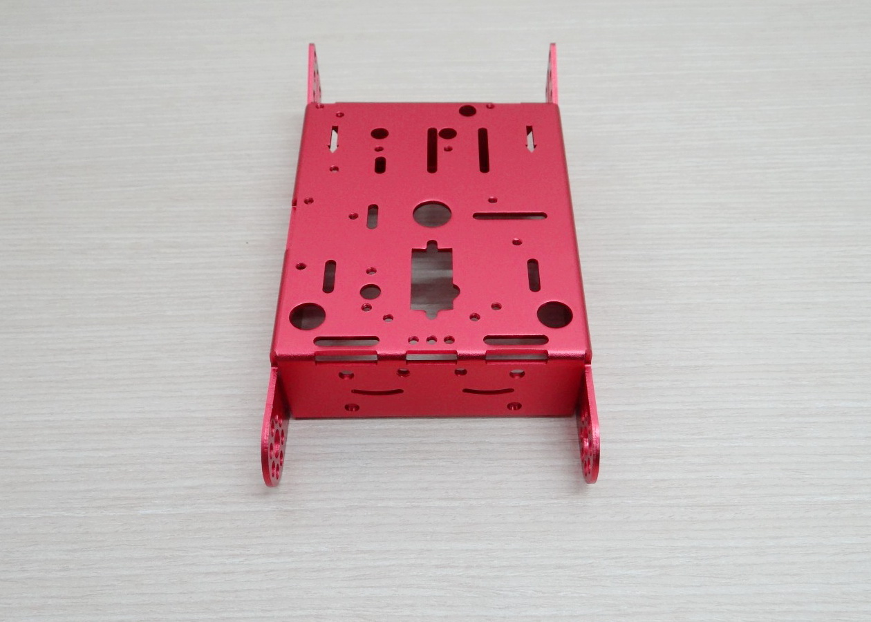 Aluminum Robot Chasis DIY (Red)