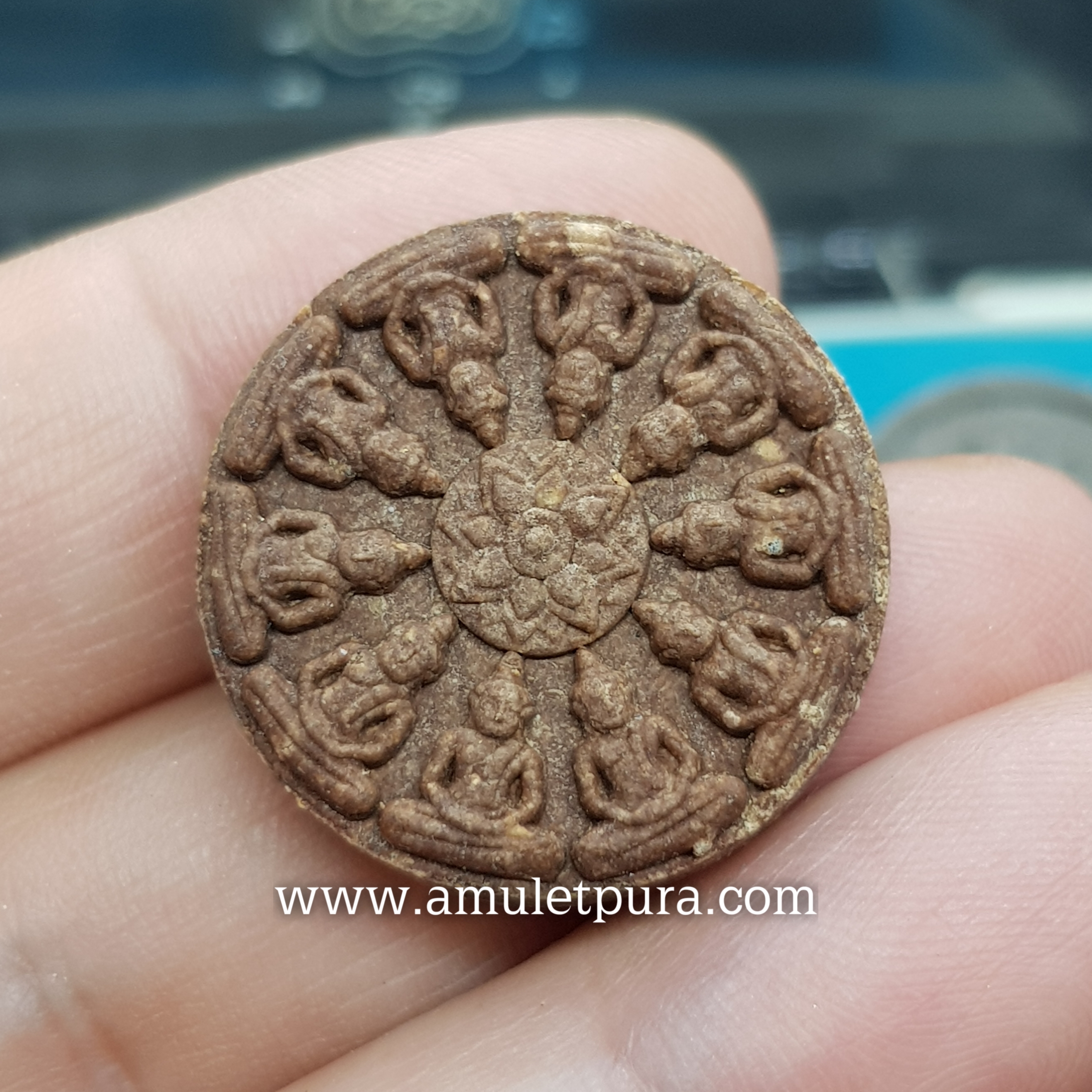 พระสังกัจจายน์ มหาเมตตา(1 ชุดมี 3 องค์ ผงพุทธคุณ,ผงธูป,ชานหมาก)รุ่นสวัสดิมงคล ปี53 หลวงพ่อสวัสดิ์ วัดศาลาปูน พระนครศรีอยุธยา(ตอกโค้ดด้านหน้า)