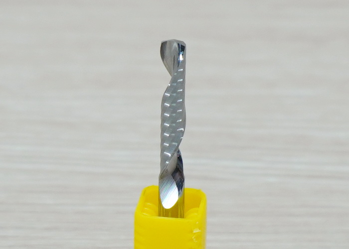 Wood/Acrylic - 4x4x22mm Single Flute Bit Carbide End Mill (SHKxCEDxCEL) เกรด 3A