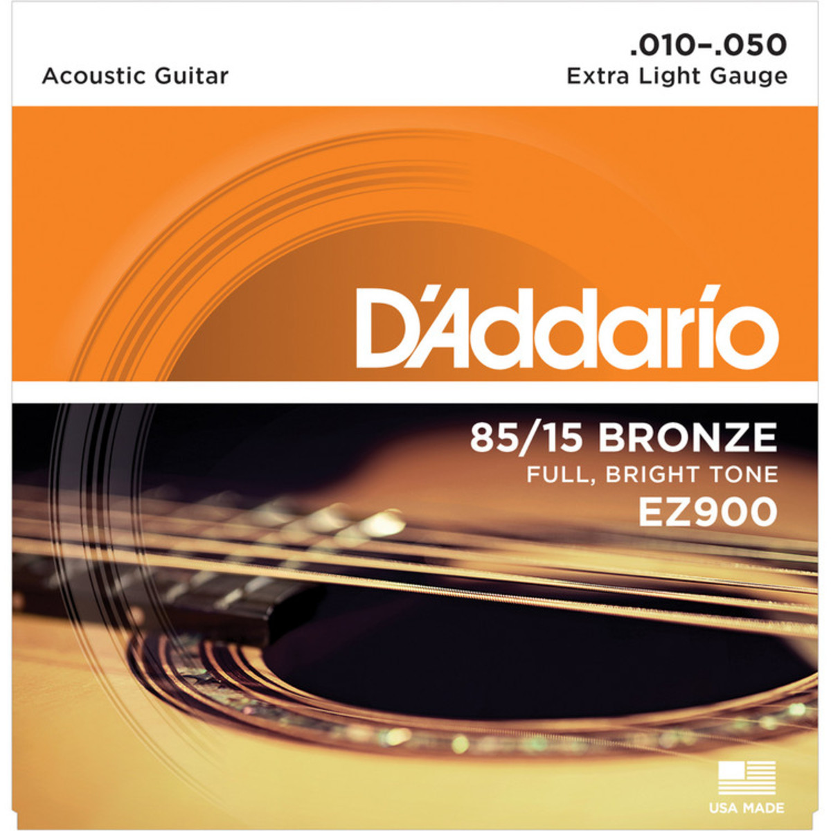 สายกีตาร์โปร่ง D'Addario EZ900 เบอร์10