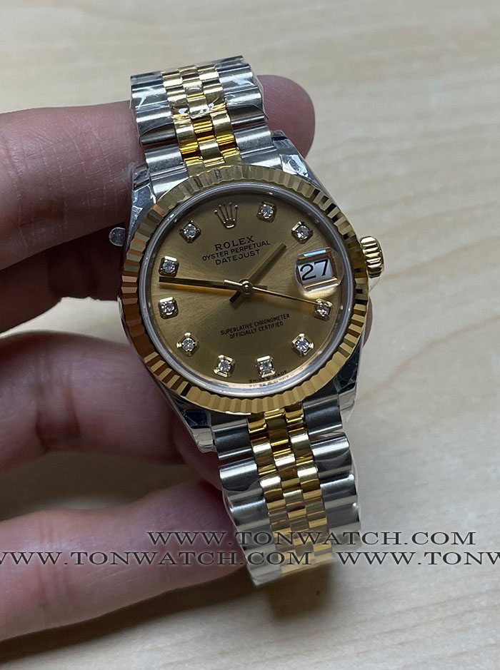 ROLEX DATEJUST TWOTONE 31 MM. EWF