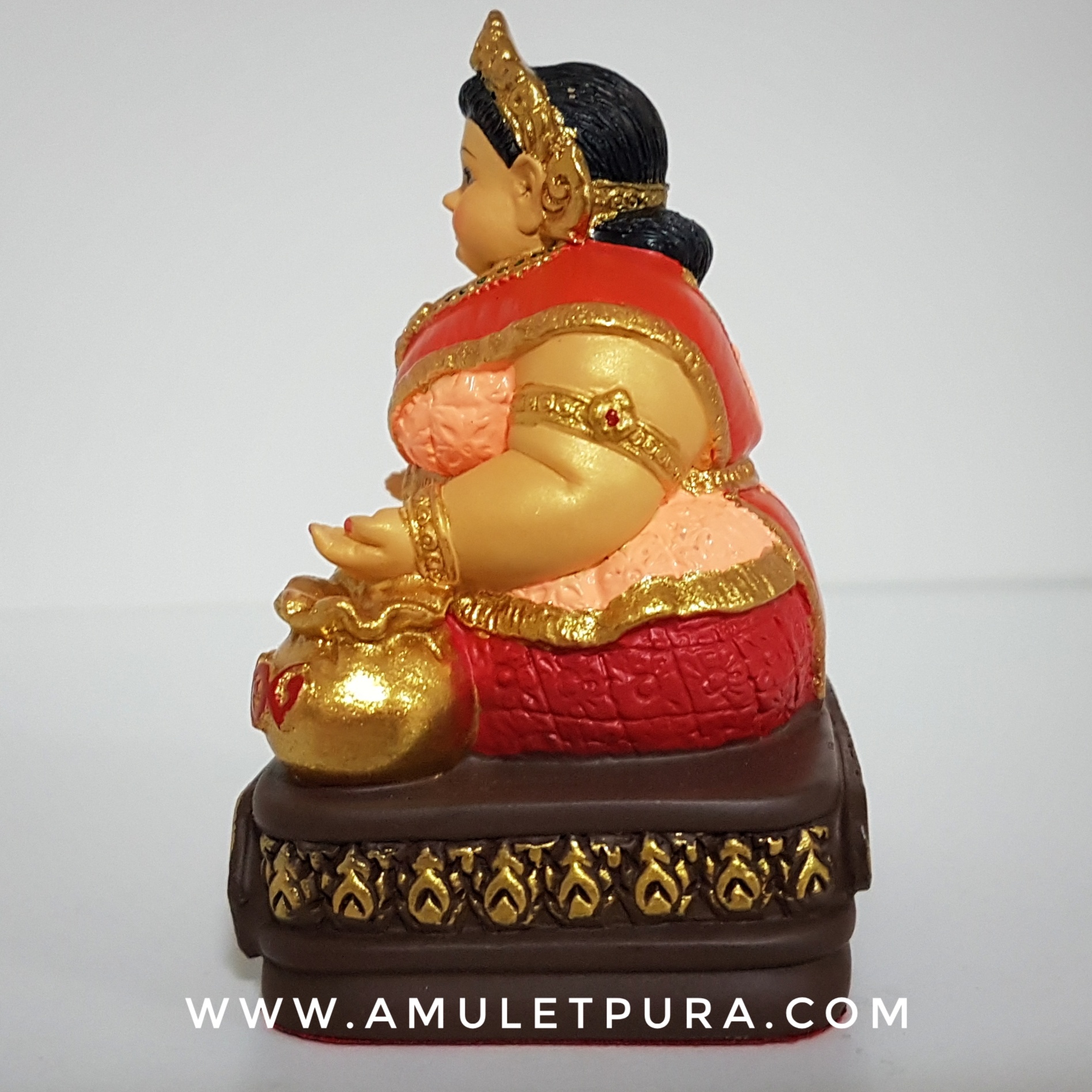 นางรับ ทรัพย์แสนล้าน ขนาด 2.5 นิ้ว ปี54 ครูบาอริยชาติ วัดแสงแก้วโพธิญาณ จ.เชียงราย