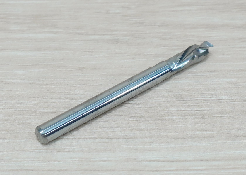 Double-Edged Compound Milling Cutter 4x4x12mm Blade Spiral Carbide เกรด 3A