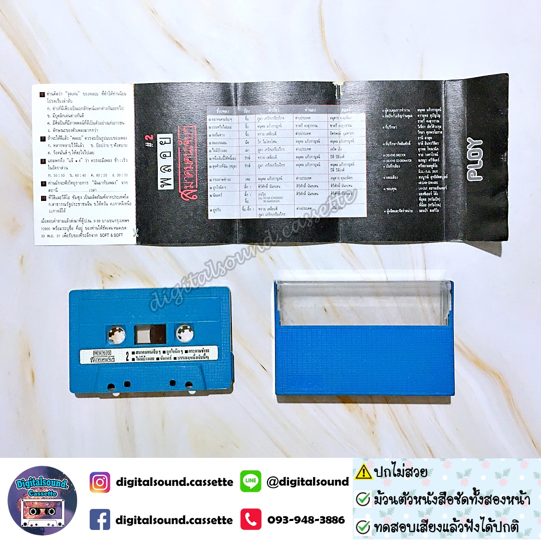เทปคาสเซ็ท วงพลอย อัลบั้ม ชุดที่ 2 สมาคมคนเจ็บๆ