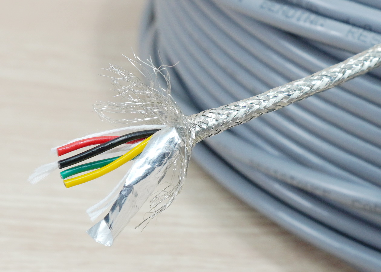 4 core x 0.3 mm² Shielded Wire TRVVP Bending Resistant High Flexible Cable (1m)