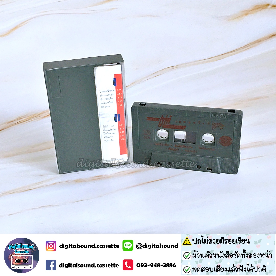 ⚠️ปกไม่สวย เทปคาสเซ็ท เท่ห์ อุเทน พรหมมินทร์ อัลบั้ม แด่คนหวังดี