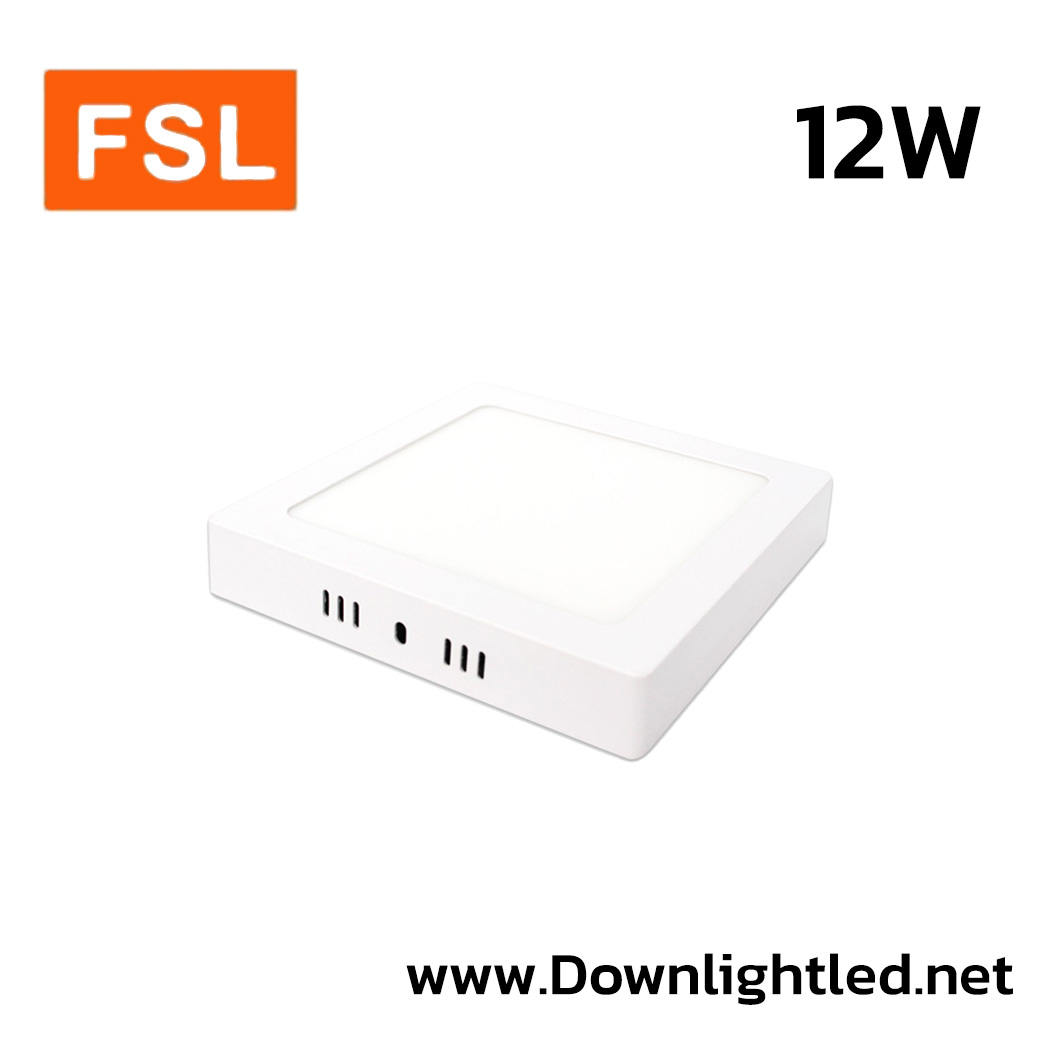 โคมไฟดาวน์ไลท์ติดลอย LED 12W FSL SURFACE MOUNTED