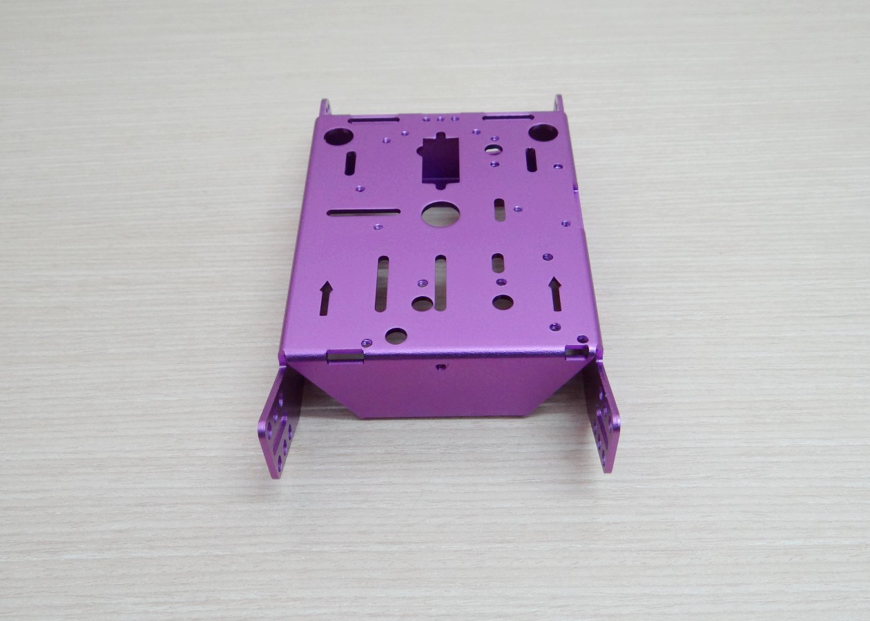 Aluminum Robot Chasis DIY (Purple)