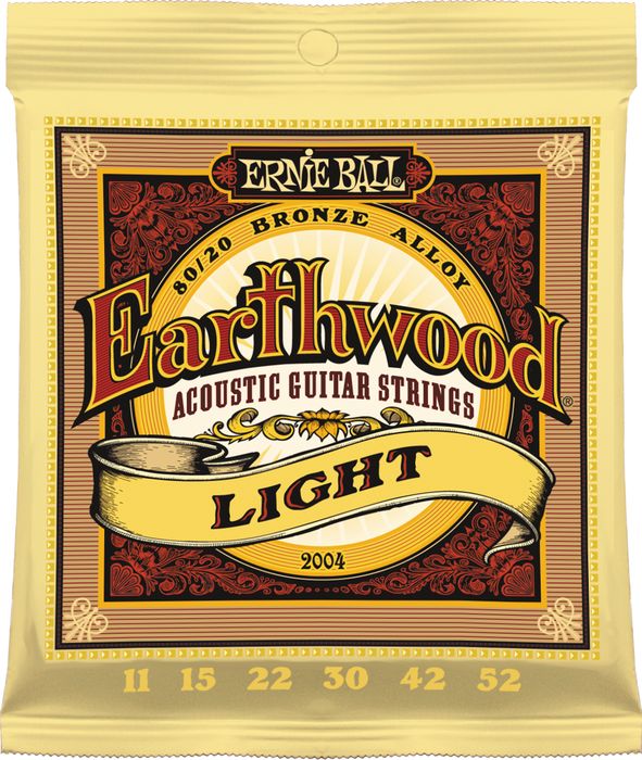 สายกีตาร์โปร่ง Ernie Ball Earthwood Light 011-052