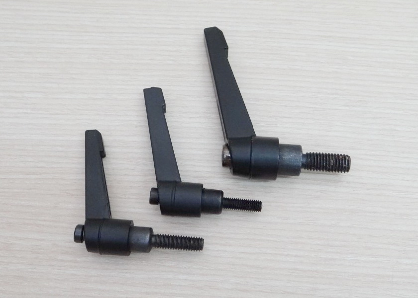 M5 x 20mm Metal Knob Adjustable Handle Lever Grip Black