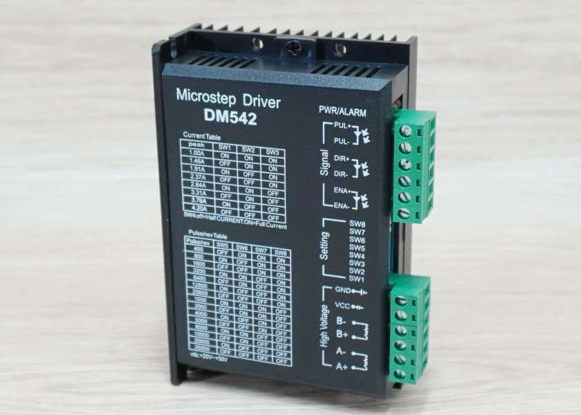 DM542 (Jiawen) Microstep Driver Peak 4.2A, 20-50 VDC 2-phase
