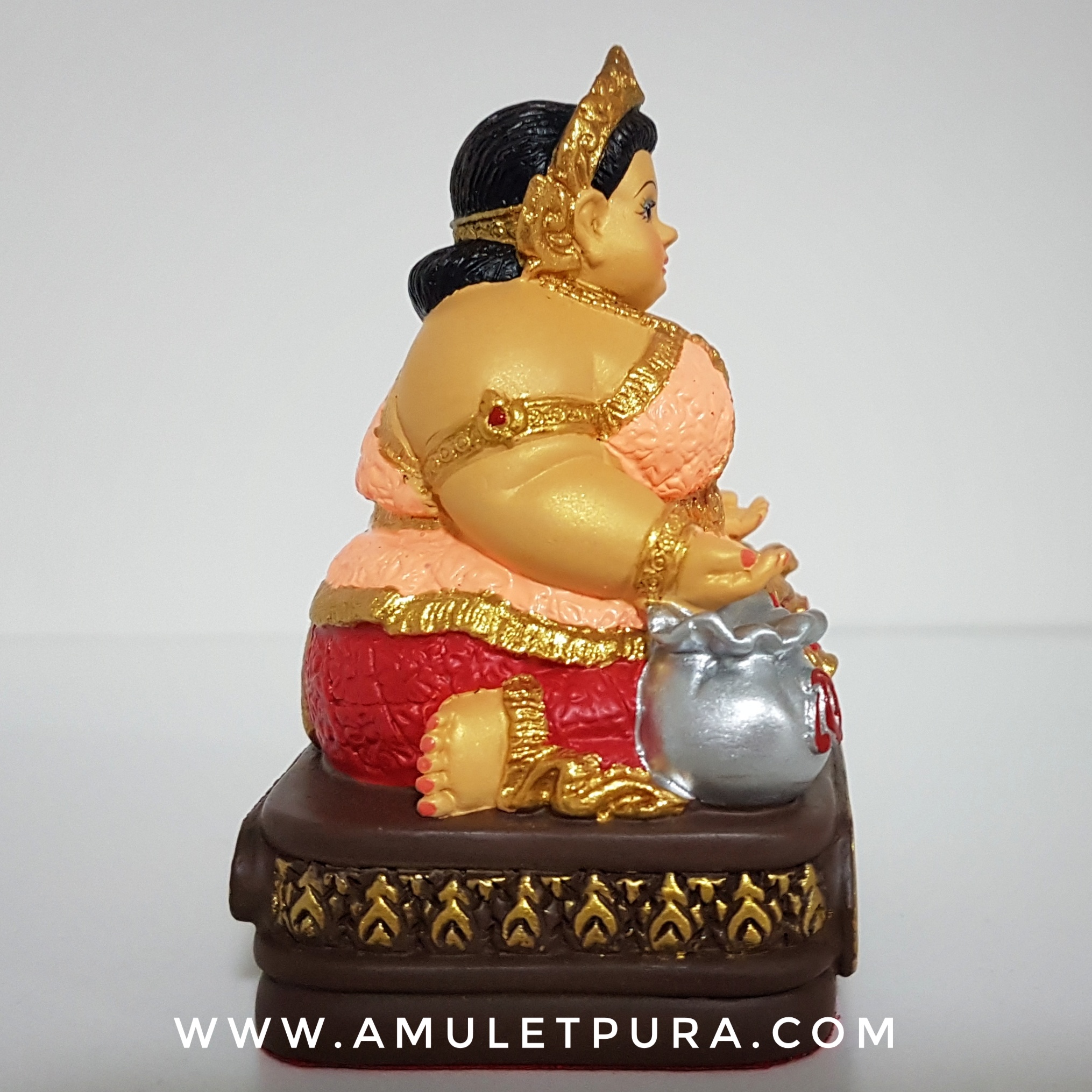 นางรับ ทรัพย์แสนล้าน ขนาด 2.5 นิ้ว ปี54 ครูบาอริยชาติ วัดแสงแก้วโพธิญาณ จ.เชียงราย