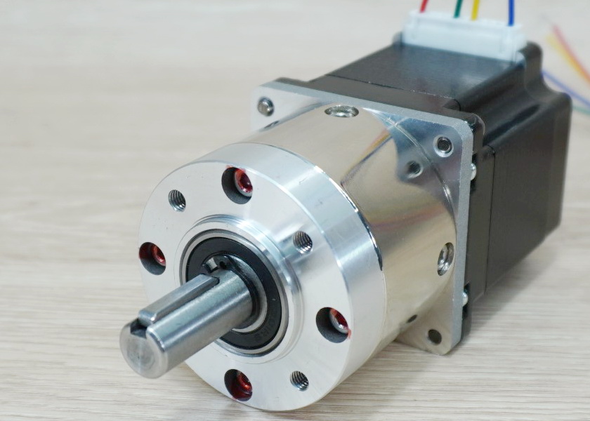 Nema23 แรงบิด 5.35N.m Shaft 12mm : Planetary Gearbox (4.25:1) + Stepper Motor (23HS5628-PG4.25)