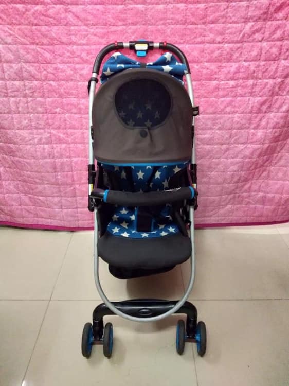 Graco รถเข็น CitiLite R Plus สีฟ้าลายดาว