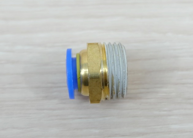 PC10-04: 10mm to 1/2BSP (20.5mm) Pneumatic Fittings Brass Quick Connectors