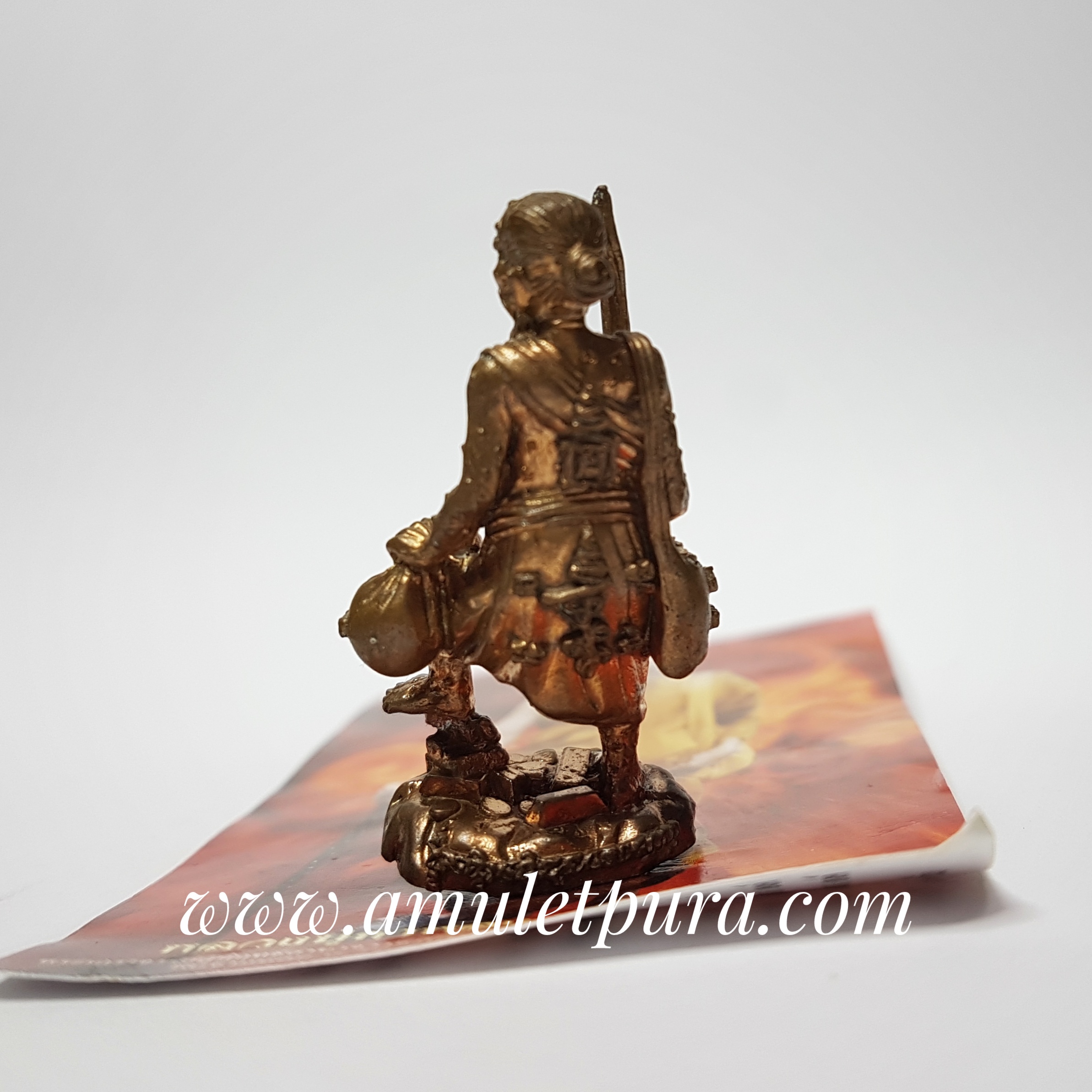 ชูชกมหาเศรษฐี(นวโลหะแช่น้ำมนต์ )รุ่นขุมทรัพย์เขี้ยวแก้ว ปี52 หลวงปู่กาหลง วัดเขาแหลม จ.สระแก้ว(มีโค้ด หมายเลข413)