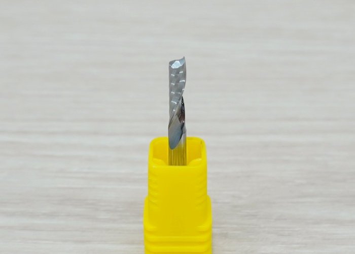 Wood/Acrylic - 3.175x3.175x12mm Single Flute Bit Carbide End Mill (SHKxCEDxCEL) เกรด 3A